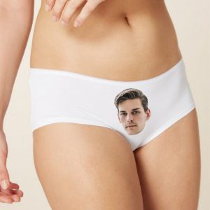Knickers with face printed on