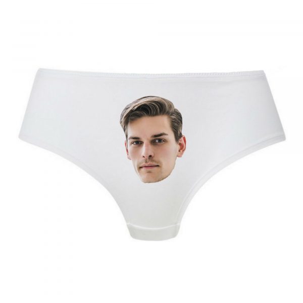 Panties with face printed on