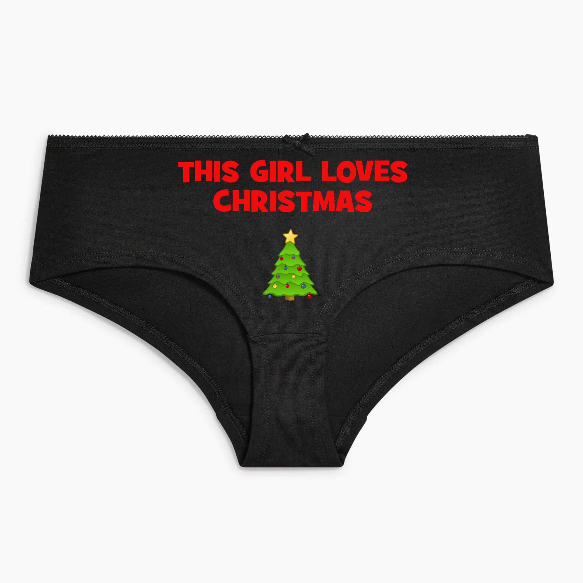 This Girl Loves Christmas Knickers Funny and Rude Gifts