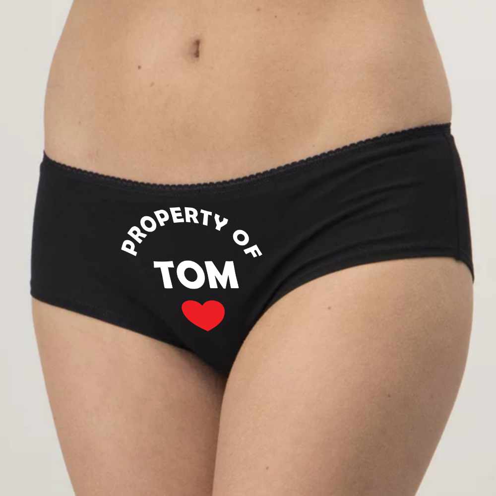 Personalised Property Of Knickers