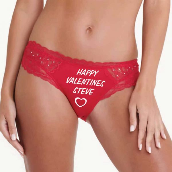 Personalised Valentines Knickers