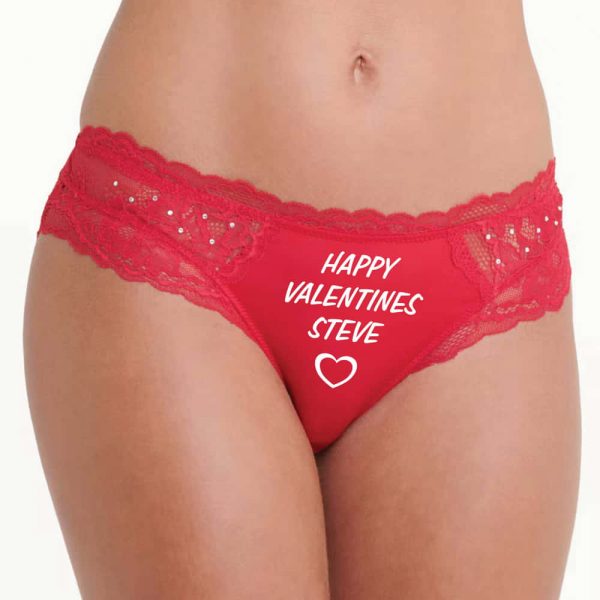 Personalised Valentines Knickers