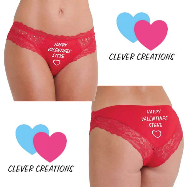 Personalised Valentines Knickers