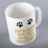 Stop Blaming Your Farts On Me Mug