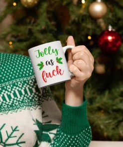 Jolly As Fuck Mock Gift Mug