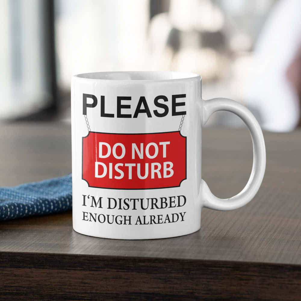 Please Do Not Disturb Rude Mug