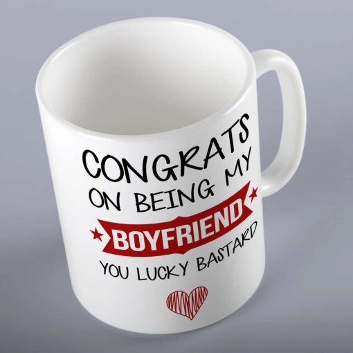 Congrats On Being My Boyfriend Mug