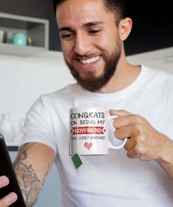 Congrats On Being My Boyfriend Rude Mug