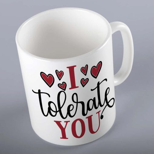 I Tolerate You Funny Gift Mug