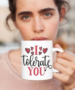 I Tolerate You Funny Valentines Mug